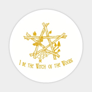 Witch of the Woods - Gold Magnet